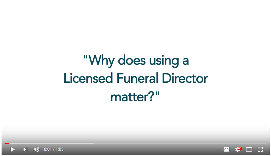 Why Does Using A Licensed Funeral Director Matter?